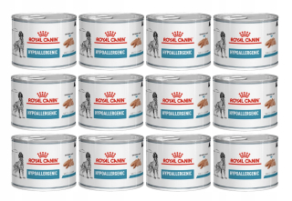 Konzervy mokré krmivo pre psa - Royal Canin Hypoalergenic 12 x 200 g.