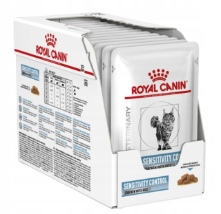 Konzerva pre mačky - Royal Canin Censsitivity Control 12 x 85 g vrecka