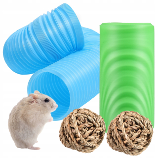 Hračka pre králika, morča - Teleskopické potrubia. Potrubia Pet Pet Pet Pet Pet