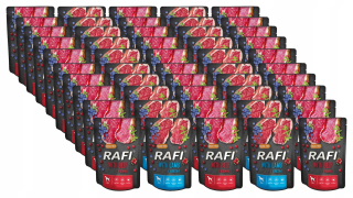 Konzervy mokré krmivo pre psa - Pes vrecka Rafi Rafi Food 50x300G 15 kg