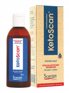 Scanvet ketoscan protiplesňový šampón 100 ml