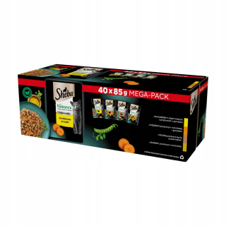 SHEBA NATURE'S COLLECTION HYDINA PRÍCHUŤ ŽELÉ KRMIVO PRE MAČKY 40x85g