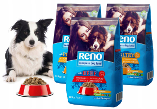 Suché krmivo pre psy granule - Suché dingo psie jedlo s hovädzou hydinou 30 kg