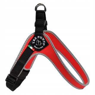Postroje pre psa - Beagle Buldog 61-77cm TRTI Red Traces