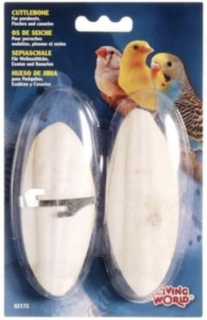 Krmivo pre papagáje - Sépiová minerálna veľkosť s Doublem 12,5 cm pre papagáje
