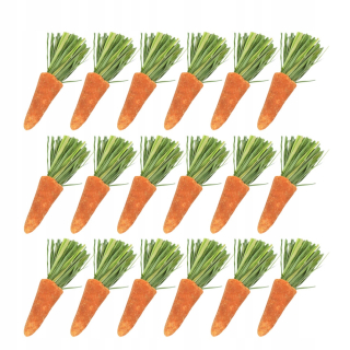 Hračka pre králika, morča - Žuvanie mrkvy pre malé zvieratá na teetl 18 ks