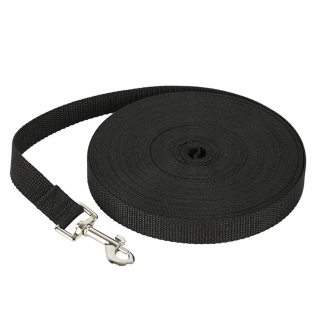 Vodítko pre psa -  Tréning LEASH 2cm tréning čierna | 50m