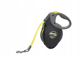 Vodítka, vôdzka pre psa - Pes LEASH Flexi Giant Neon Tape M 8 m až 25 kg