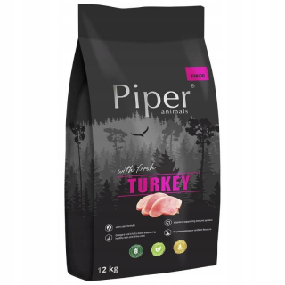 Suché krmivo pre psy granule - Piper suchého psa s morčacími 12 kg