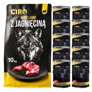 CIRO SUCHÉ KRMIVO PRE PSA S JAHNIČNÝM MÄSOM 41% MÄSO 10KG