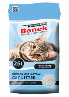 Bentonitové stelivo Super Benek 25 l