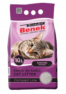 Super Benek levanduľová bentonitová podstielka 10 l