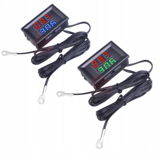 LED teplomer 2 sondy 1 m -20+110 stupňov dvojnásobok
