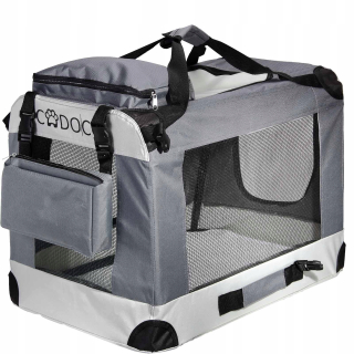 Deuba nosič psa odtiene sivej XL 82 cm x 59 cm 59 cm
