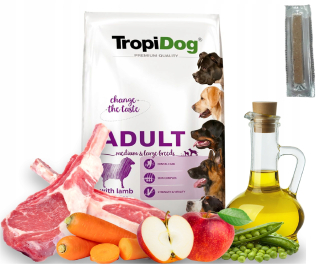 TropiDog suché krmivo pre jahňacie 12 kg