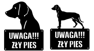 Kovová doska - pozornosť Big Dog - Model 1030D