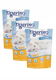 Podstielka pre mačku - Tigerino Silikón Silikát Klasický 3x5L Silikát