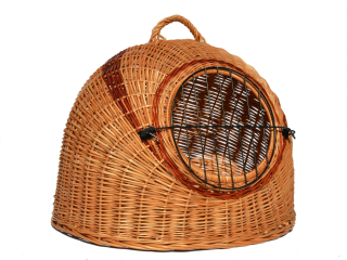 Pelech pre Mačky - Prútený dopravník HUT pre mačku alebo psov 54 cm