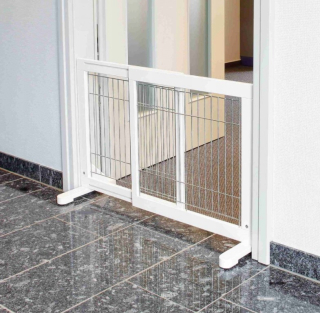 Schody pre PSA - Kovové zábradlie TRIXIE 65-108 × 61 × 31 cm bi