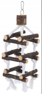Hračky pre exotické vtáctvo - Trixie Natural Toy s Bell 5886