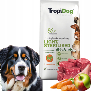 TropiDog suché krmivo kuracie 12 kg