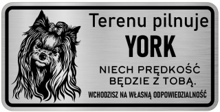Pozornosť psom z nehrdzavejúcej dosky York