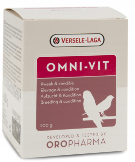 Vitamíny pre exotické vtáctvo - Verse-laga Oropharma Omni-Vit 200 g Podmienka