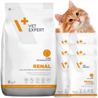 VET EXPERT RENAL CAT - suché veterinárne krmivo pre mačky 2kg