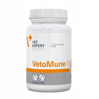 Vitamíny pre mačky - Vetexpert Vetomune 60 Caps posilňuje paľbu psov