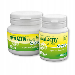 Vitamíny pre mačky - Vetfood Amylactiv Balance 30 Kaps Zdravé trávenie