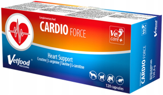 Vitamíny pre mačky - Vetfood kardiforce 120 čiapky
