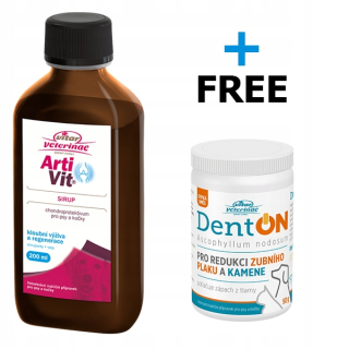 VITAR Veterinárny ArtiVit sirup + DentON