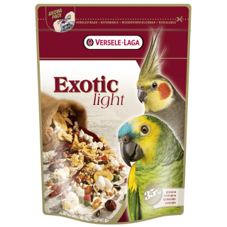 Krmivo pre papagáje - Verse-laga exotické svetlo stredne veľké papagáje 750g