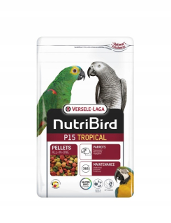 Krmivo pre papagáje - Versele-Laga Nutribird P15 Tropical 1 kg żako, Ara