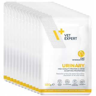 VET EXPERT URINARY CAT 100g vrecúško - vlhké veterinárne krmivo pre mačky
