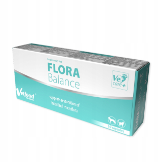 Vitamíny pre mačky - Vetfood flóra vyváženie 60 kapsúl