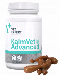 VET EXPERT KALMVET ADVANCED - prípravok na príznaky stresu pre psov a mačky