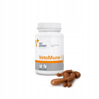 Vitamíny pre mačky - Vetexpert Vetomune 60 Twist off - Dog / Cat