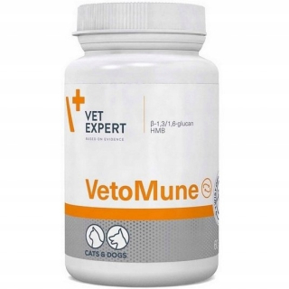 Vitamíny pre mačky - Vetexpert vetomune 60 kapsúl pre psa/mačku