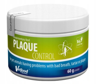 Prípravky pre psy - Vetfood Plaque Control 60G pre tatár