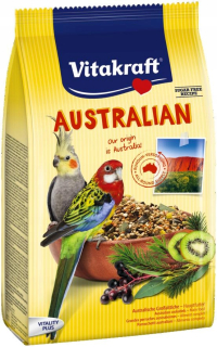 Krmivo pre papagáje - Vitakraft Australian 750G pre stredné papagáje