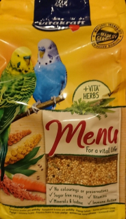 Krmivo pre papagáje - Vitakraft Menu Vital 1kg pre andulky