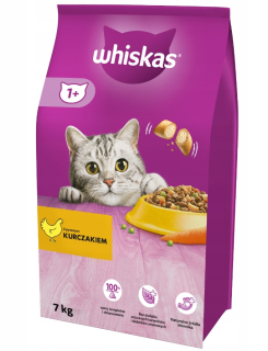 Whiskas suché krmivo kuracie 7 kg