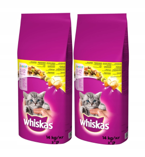 Krmivo pre mačky - WHISKAS JUNIOR 14 KG X2 (28KG)