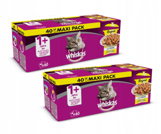 Krmivo pre mačky - Whiskas casserole pre 80x85g