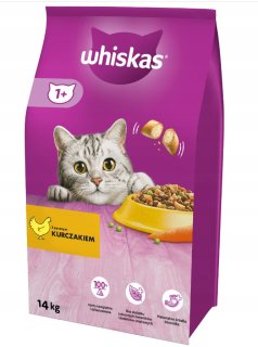 Whiskas kuracie suché krmivo 14 kg