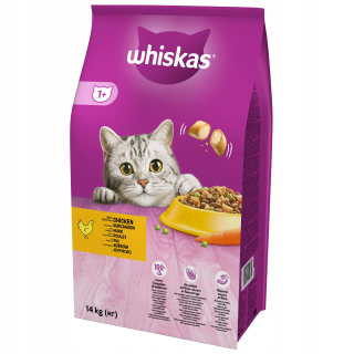 Whiskas Sterilné suché krmivo pre mačky s kuracím mäsom 14 kg