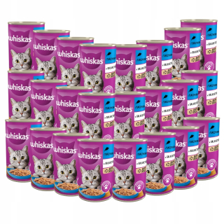 Konzerva pre mačky - Whiskas s tuniak 24x400g Can Kota Food