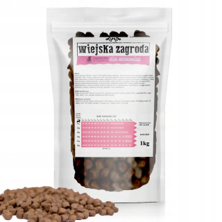 Suché krmivo pre psy granule - Vidiecka jahňatá farma a 1 kg špenát