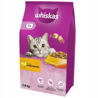 Whiskas kuracie suché krmivo 3,8 kg